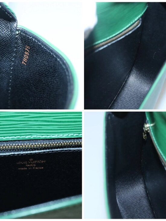 LOUIS VUITTON Epi Saint Cloud GM Shoulder Bag Green M52194 LV Auth 125398A - Picture 15 of 16